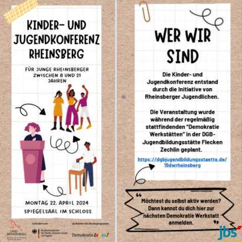 Kinder- und Jugendkonferenz  Rheinsberg